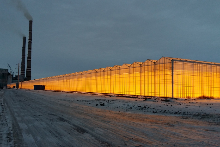 Turnkey greenhouse system for arid climate in Kazakhstan by Van der Hoeven