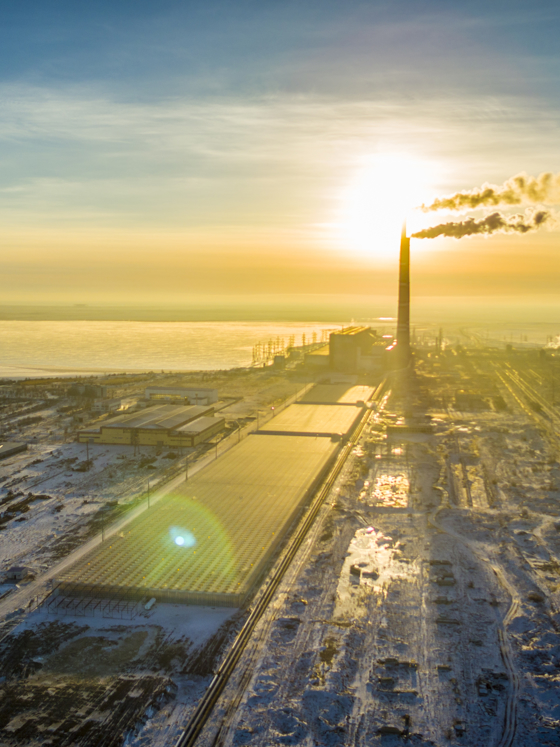 High-tech greenhouse project in Ekibastuz, Kazakhstan built in 2018